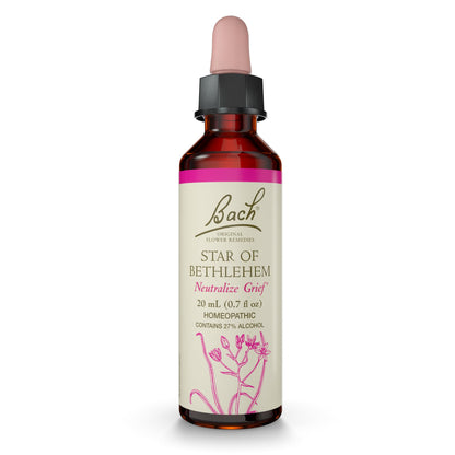 Nelson Bach Original Flower Remedies Star of Bethlehem – Neutralize Grief | 0.7 Fl Oz (20 ml) Pack of 1