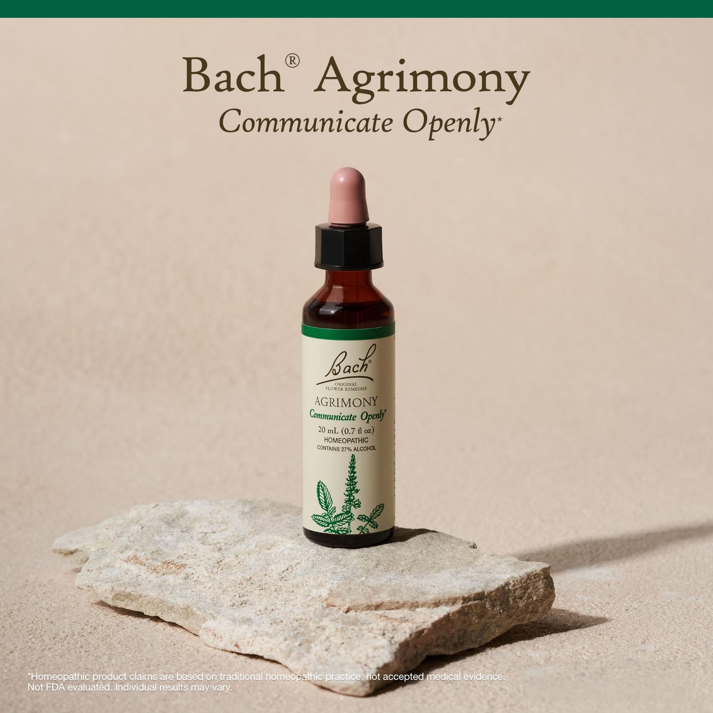 Bach Agrimony - Communicate Openly | Original Flower Remedies 20mL Dropper