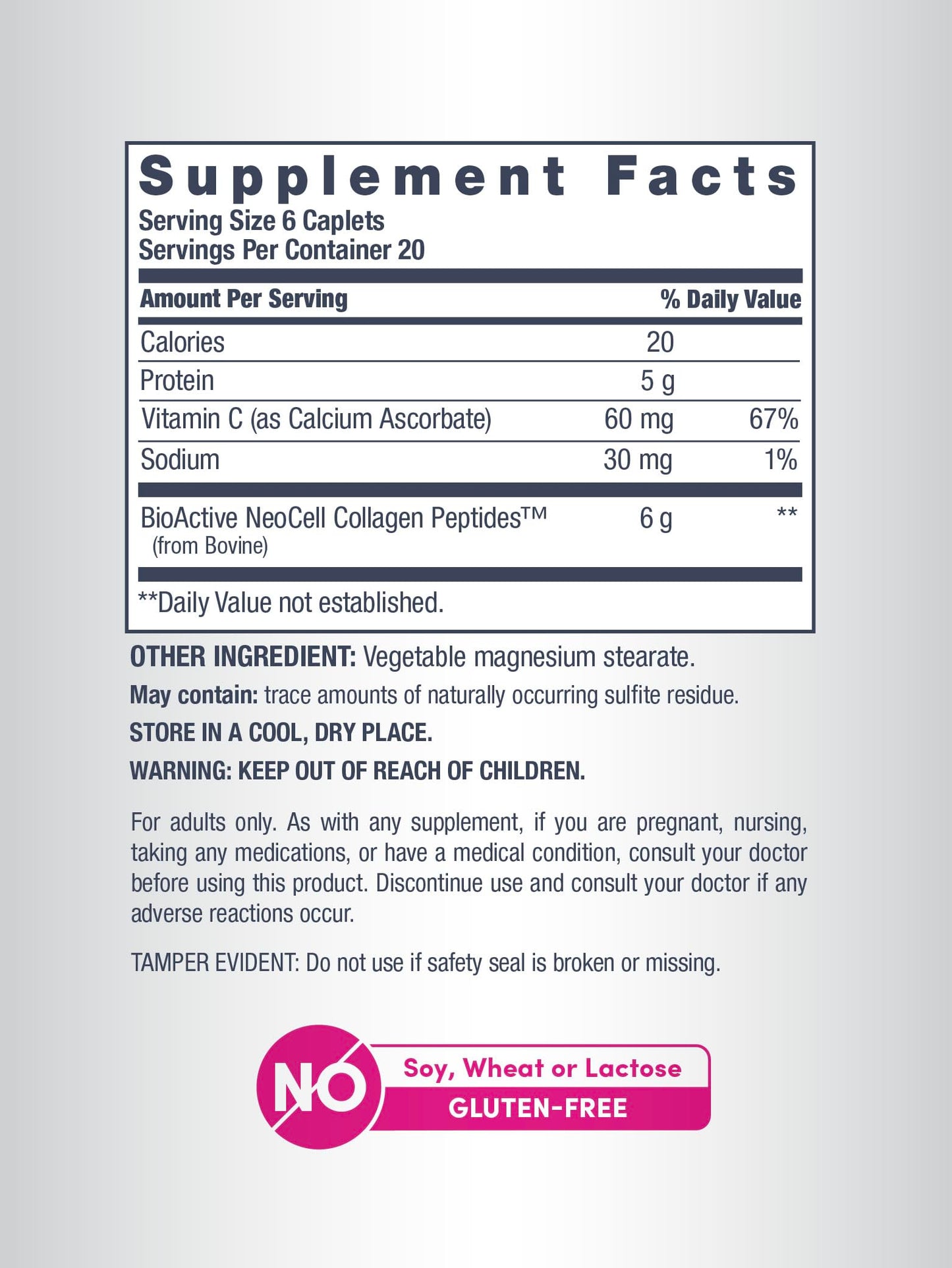 NeoCell Super Collagen Plus Vitamin C – Skin, Hair & Nails (120 Count)
