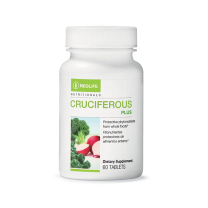 NeoLife Cruciferous Plus - Green Nutrient Blend from Cruciferous Vegetables | 60 Tablets