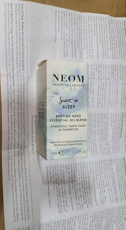 NEOM Essential Oil Blend 10ml – Chamomile, Ylang Ylang & Cedarwood