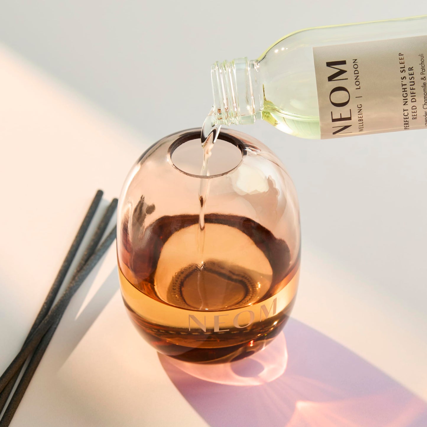 NEOM Perfect Night's Sleep Reed Diffuser Refill 100ml – Lavender, Chamomile & Patchouli (Lasts 12 Weeks)