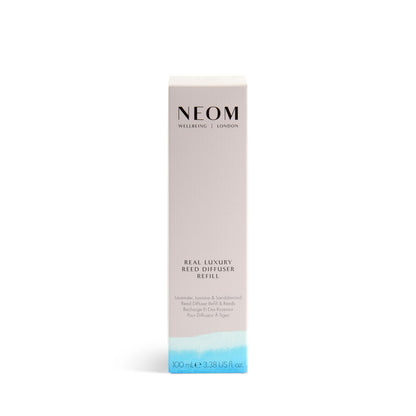 NEOM Real Luxury Reed Diffuser Refill 100ml – Lavender, Jasmine & Sandalwood | 100% Natural Fragrances | Up to 12 Weeks