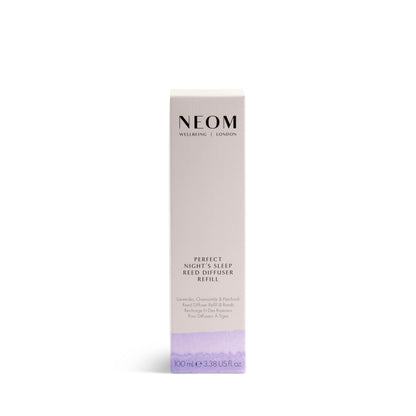 NEOM Perfect Night's Sleep Reed Diffuser Refill 100ml – Lavender, Chamomile & Patchouli (Lasts 12 Weeks)
