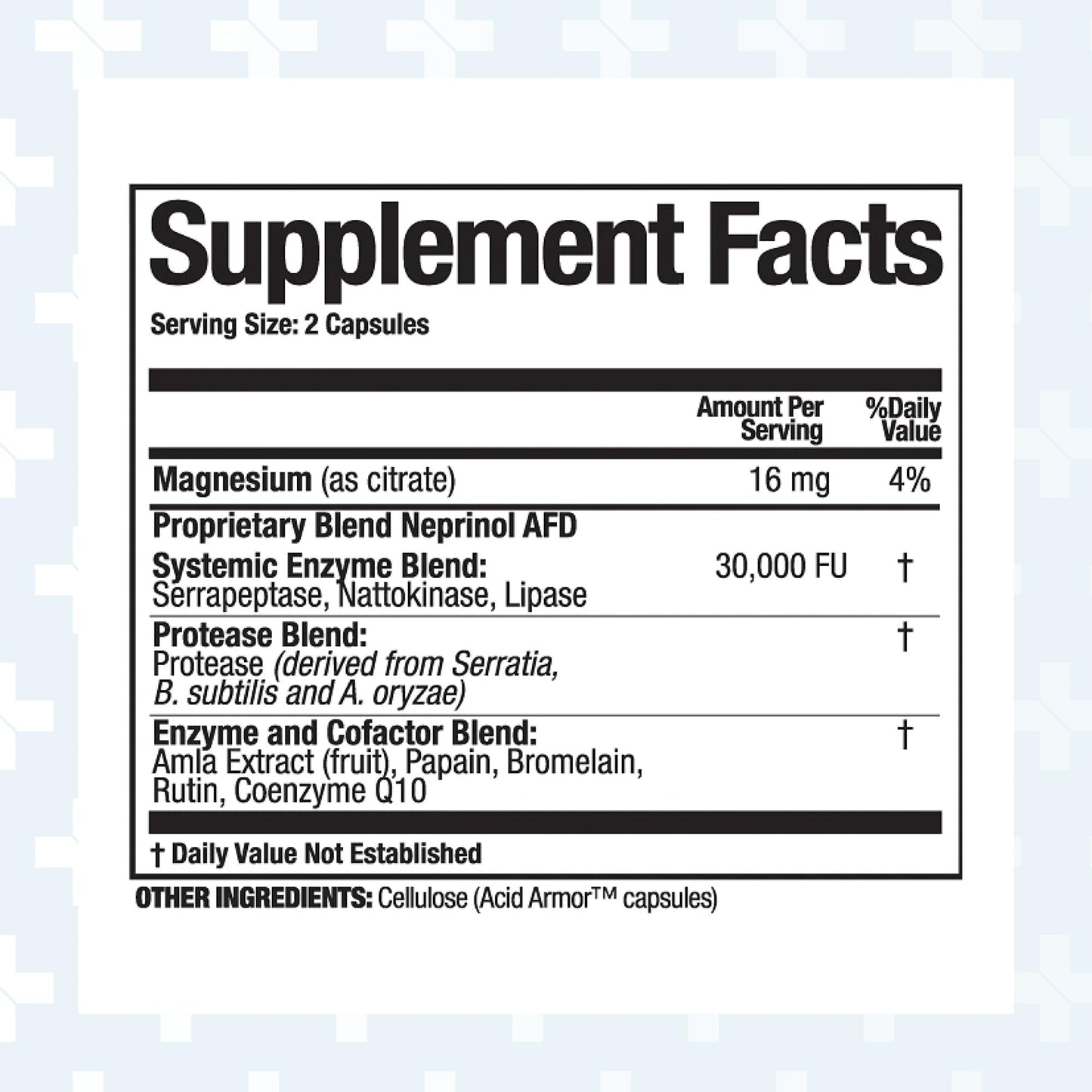 Arthur Andrew Medical Neprinol AFD - Multi Enzyme Blend with Serrapeptase & Nattokinase (300 Count)