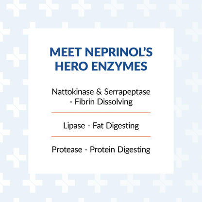 Arthur Andrew Medical Neprinol AFD - Multi Enzyme Blend with Serrapeptase & Nattokinase (300 Count)