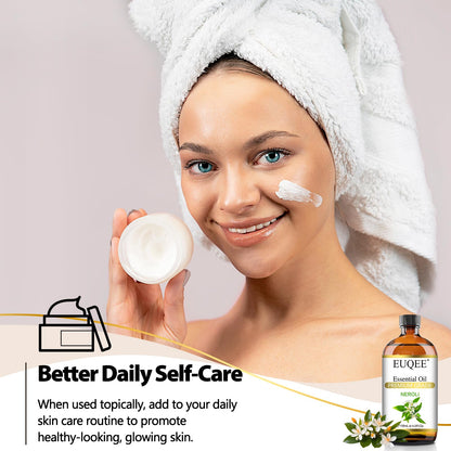 EUQEE Neroli Essential Oil 118mL (4oz) - Pure Neroli Oil for Diffuser, Aromatherapy & DIY Soap