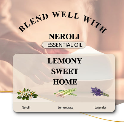 EUQEE Neroli Essential Oil 118mL (4oz) - Pure Neroli Oil for Diffuser, Aromatherapy & DIY Soap