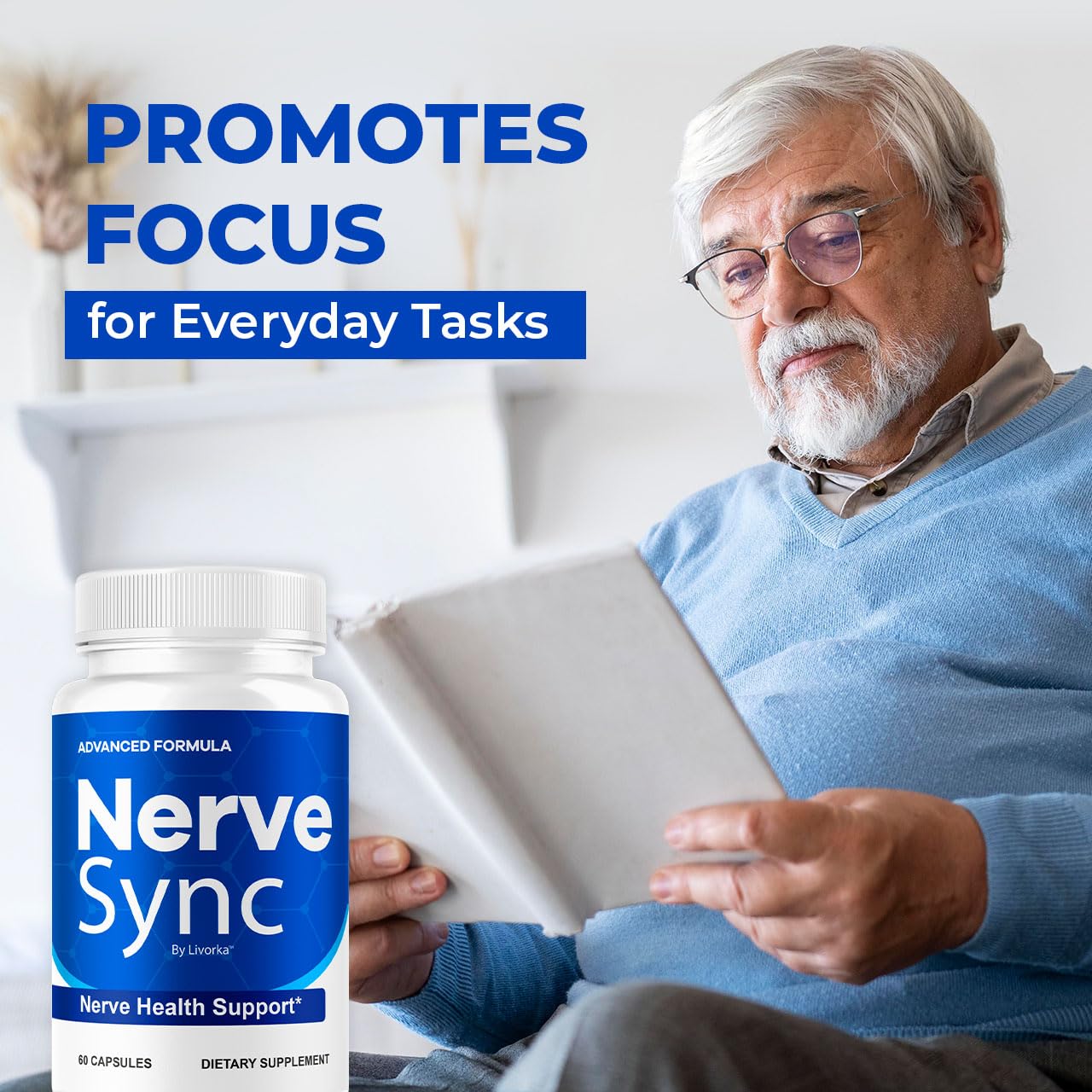 LIVORKA Nerve Sync Capsules (5 Pack) – Advanced Nerve Health Supplement