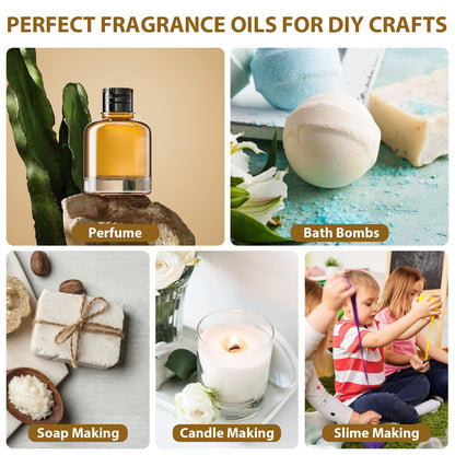 NESCCI Essential Oil Gift Set – 18x5ml for Diffusers, Candles & Holidays