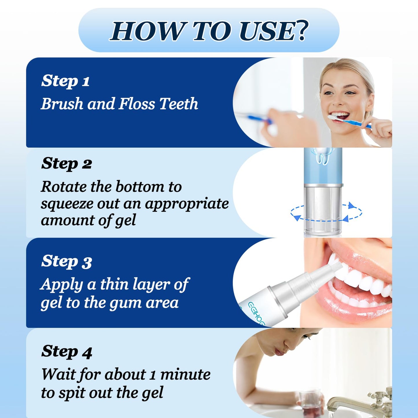 Neslemy Gum Gel & Therapy-Gel | Teeth Whitening & Gum Care (3PCS)