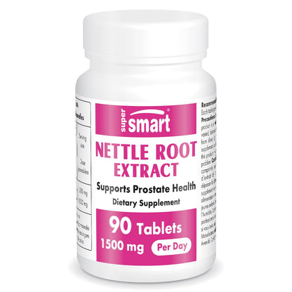Nettle Root Extract 1500 mg - Prostate & Urinary Support | Non-GMO | 90 Tablets