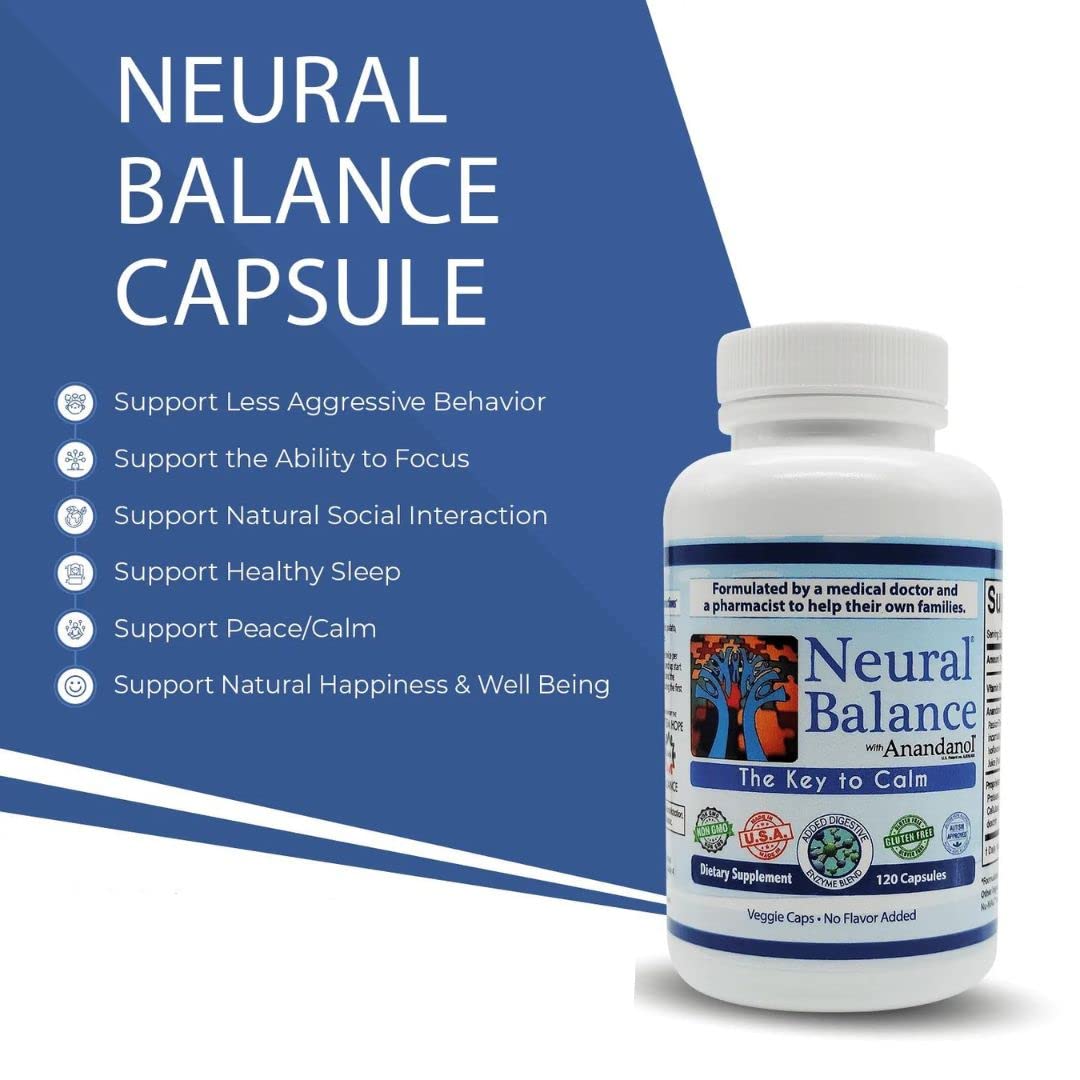 NEURAL BALANCE Anandanol with Proprietary Digestive Enzyme Blend – Capsules (1 Pack)