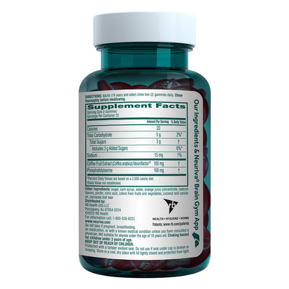 NEURIVA Original Gummies — Focus, Memory & Learning Support (Strawberry)