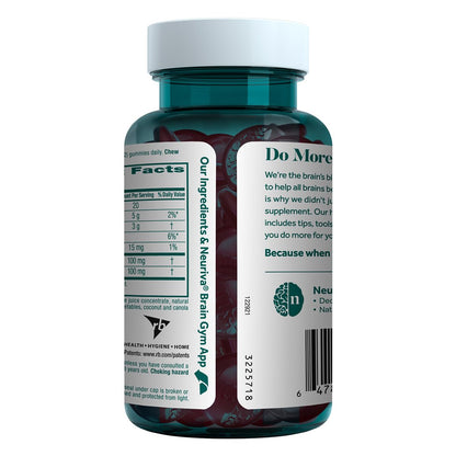 NEURIVA Original Gummies — Focus, Memory & Learning Support (Strawberry)