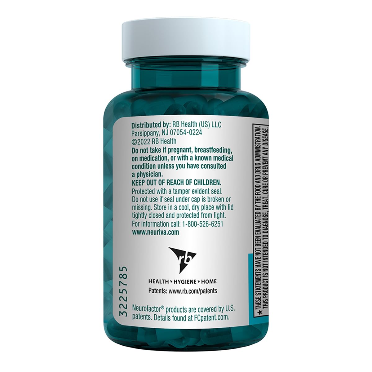 NEURIVA Plus Brain Supplement for Memory & Focus | Clinically Tested Neurofactor & PS