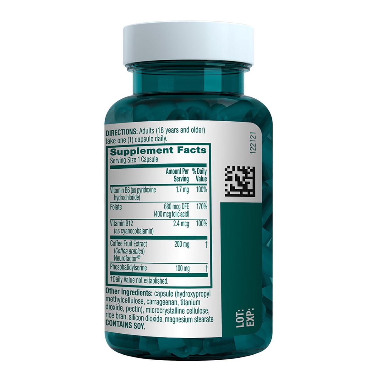 NEURIVA Plus Brain Supplement for Memory & Focus | Clinically Tested Neurofactor & PS
