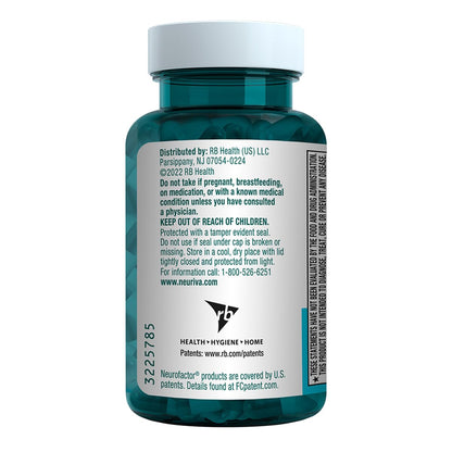NEURIVA Plus Brain Supplement for Memory & Focus | Clinically Tested Neurofactor & PS
