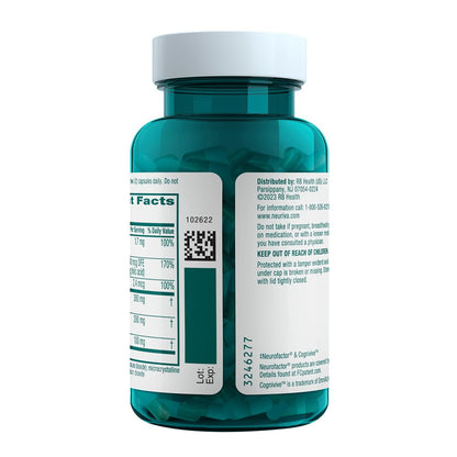 NEURIVA Ultra Brain Supplement for Focus, Memory & Alertness — 2-Pack, 60 Capsules