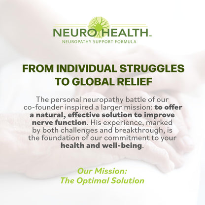 Neuro Health Nerve Support Formula for Neuropathy – Fast-Absorbing B Vitamins & Alpha Lipoic Acid, 180 Capsules