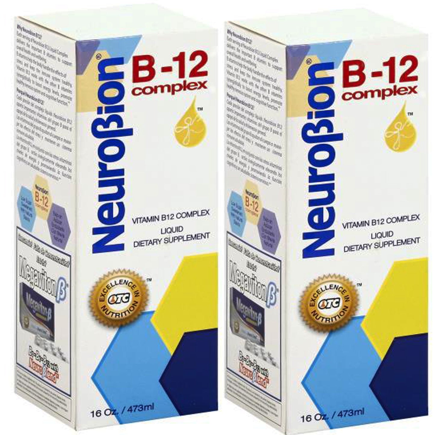 Neurobion B12 Liquid Complex 16oz Citrus Flavor 2 Pack