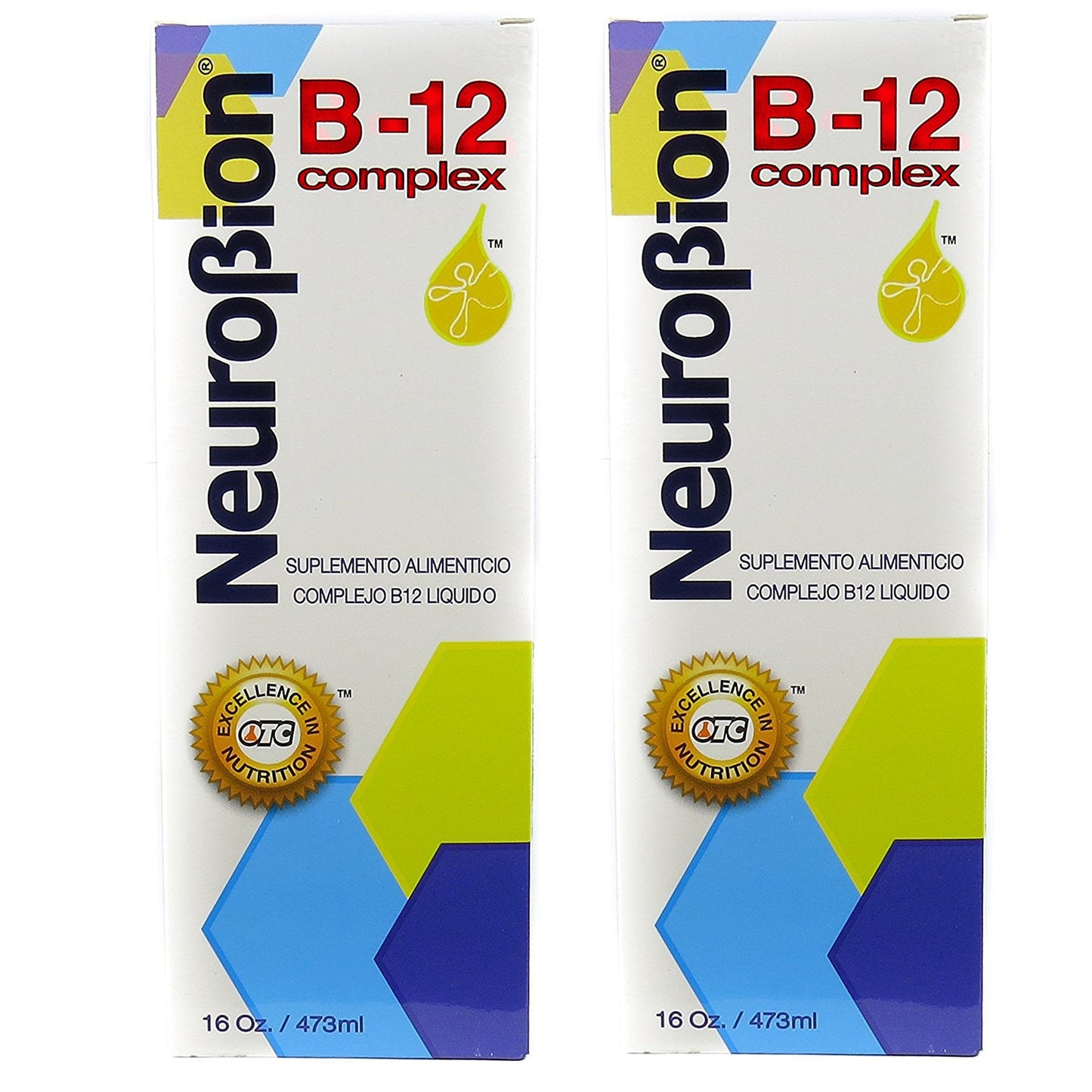 Neurobion B12 Liquid Complex 16oz Citrus Flavor 2 Pack