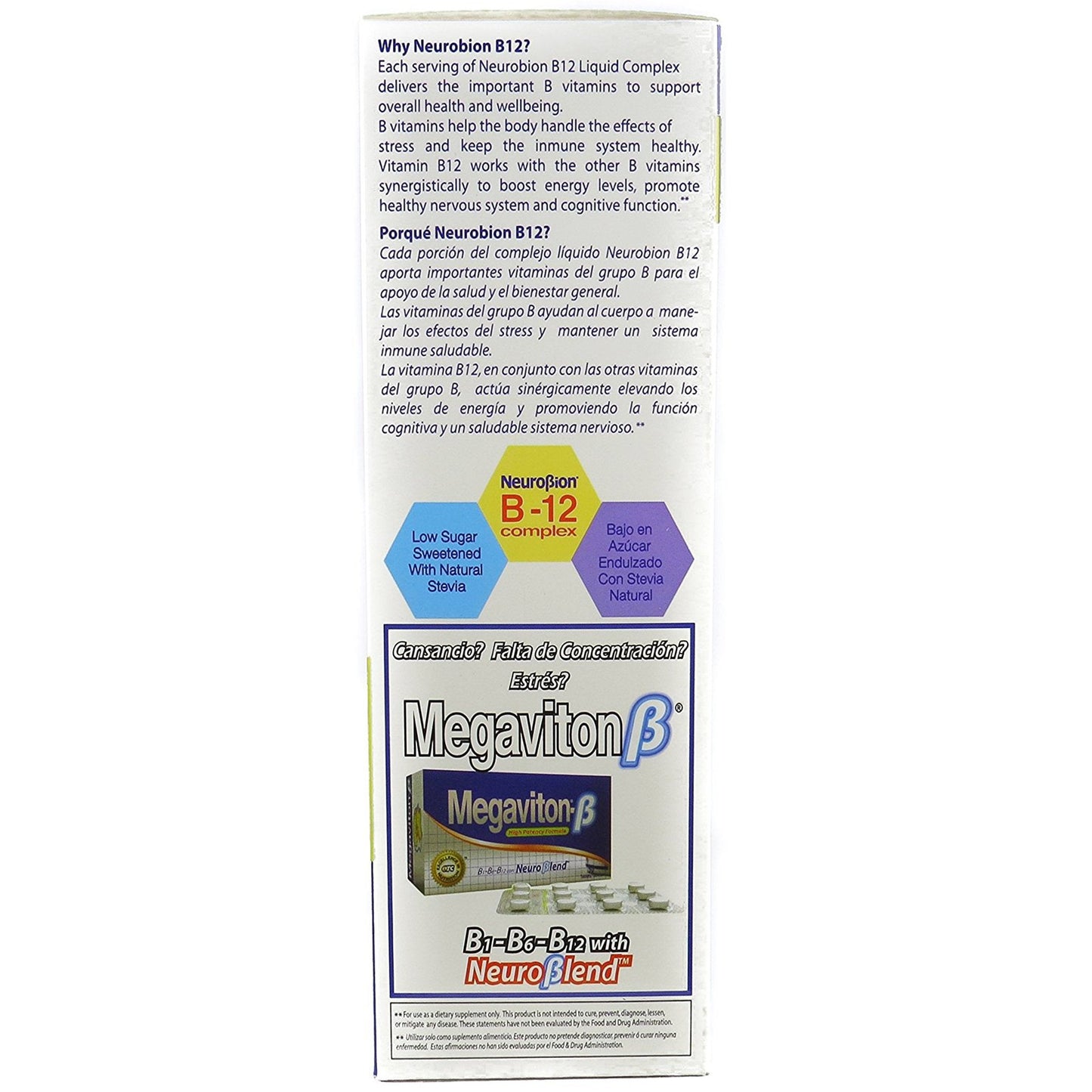 Neurobion B12 Liquid Complex 16oz Citrus Flavor 2 Pack
