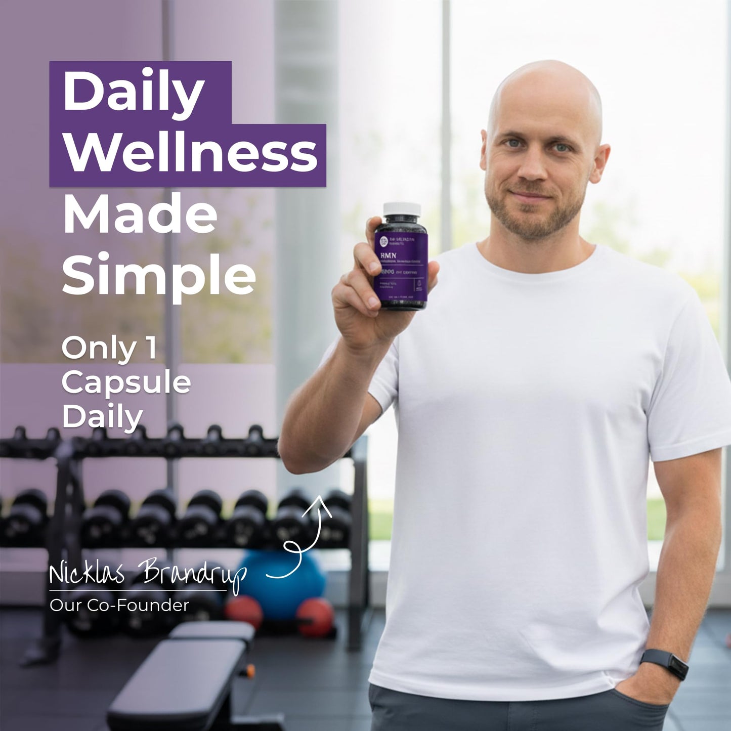 Neurogan NMN Supplement Capsules – 900 mg NMN per Serving, 90 Count