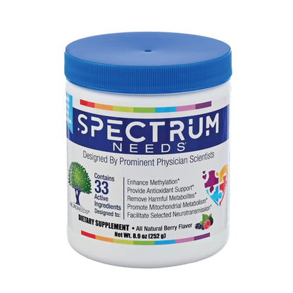 SpectrumNeeds by NeuroNeeds – Berry Nutrition with 33 Active Ingredients for Everyday Wellness