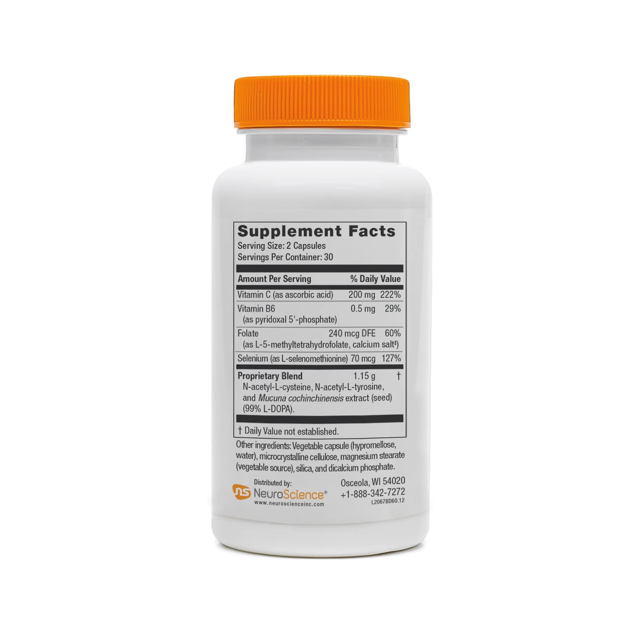 NeuroScience Balance D – Mood Support & Focus Supplement (60 Capsules)