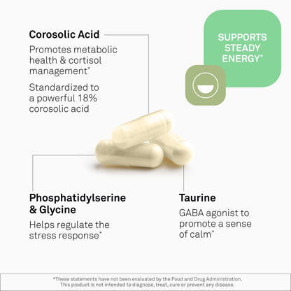 NeuroScience Neuro Adrenal Support – Calm Sleep, Immune Support & Cortisol Balance (60 Caps)