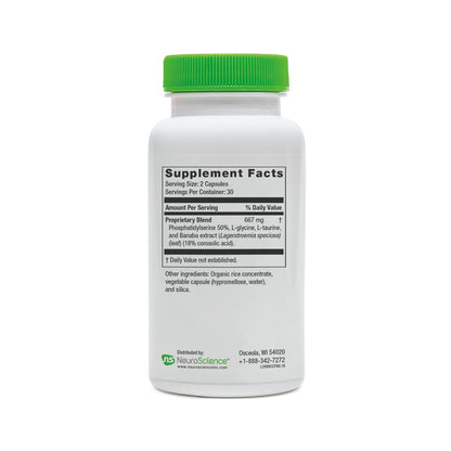 NeuroScience Neuro Adrenal Support – Calm Sleep, Immune Support & Cortisol Balance (60 Caps)