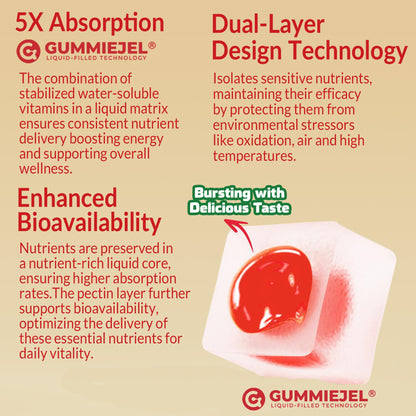 Neviss B100 Complex Gummies – 2 Pack Sugar-Free B Vitamins for Energy, Focus & Immunity