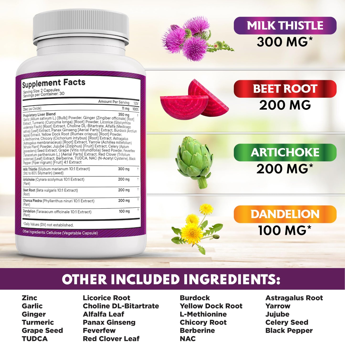 NEW AGE Milk Thistle NAC Chanca Piedra Liver Support – 180 Count, 28-in-1 Formula