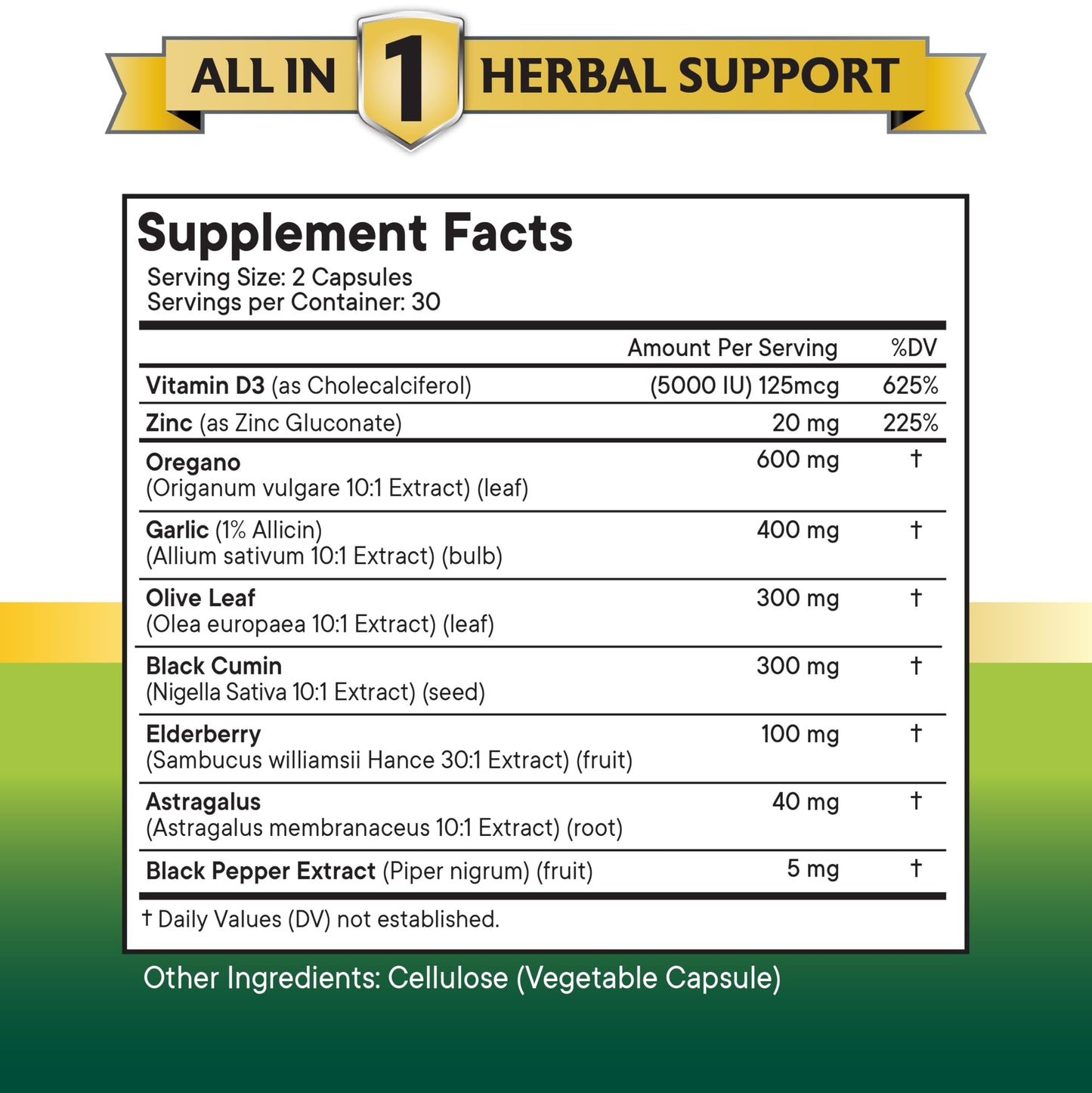 NEW AGE Oregano Oil Garlic Extract Olive Leaf with Astragalus – 180 Count for Men & Women