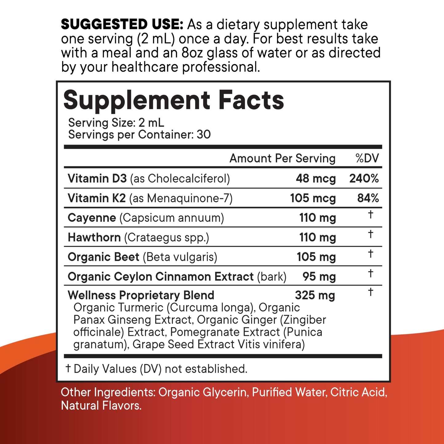 NEW AGE Cayenne Pepper Liquid Drops with Hawthorn Berry, D3 K2, Beet Root, Cinnamon, Turmeric, and Ginseng – 8 oz