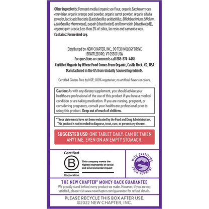 New Chapter Every Women's One Daily 55-plus 90ct – Fermented Multivitamin for 50+ Vitality