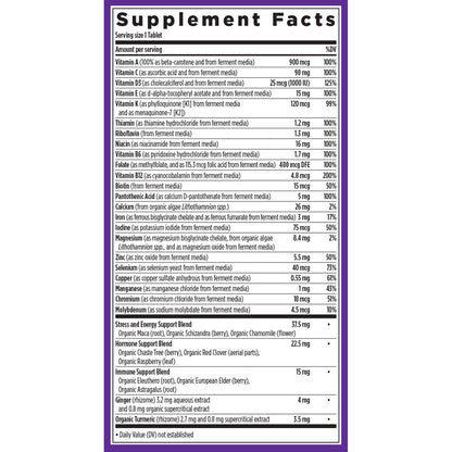 New Chapter Women’s One Daily Multivitamin – Gentle, Fermented Nutrition for Immune Support & Hair Health