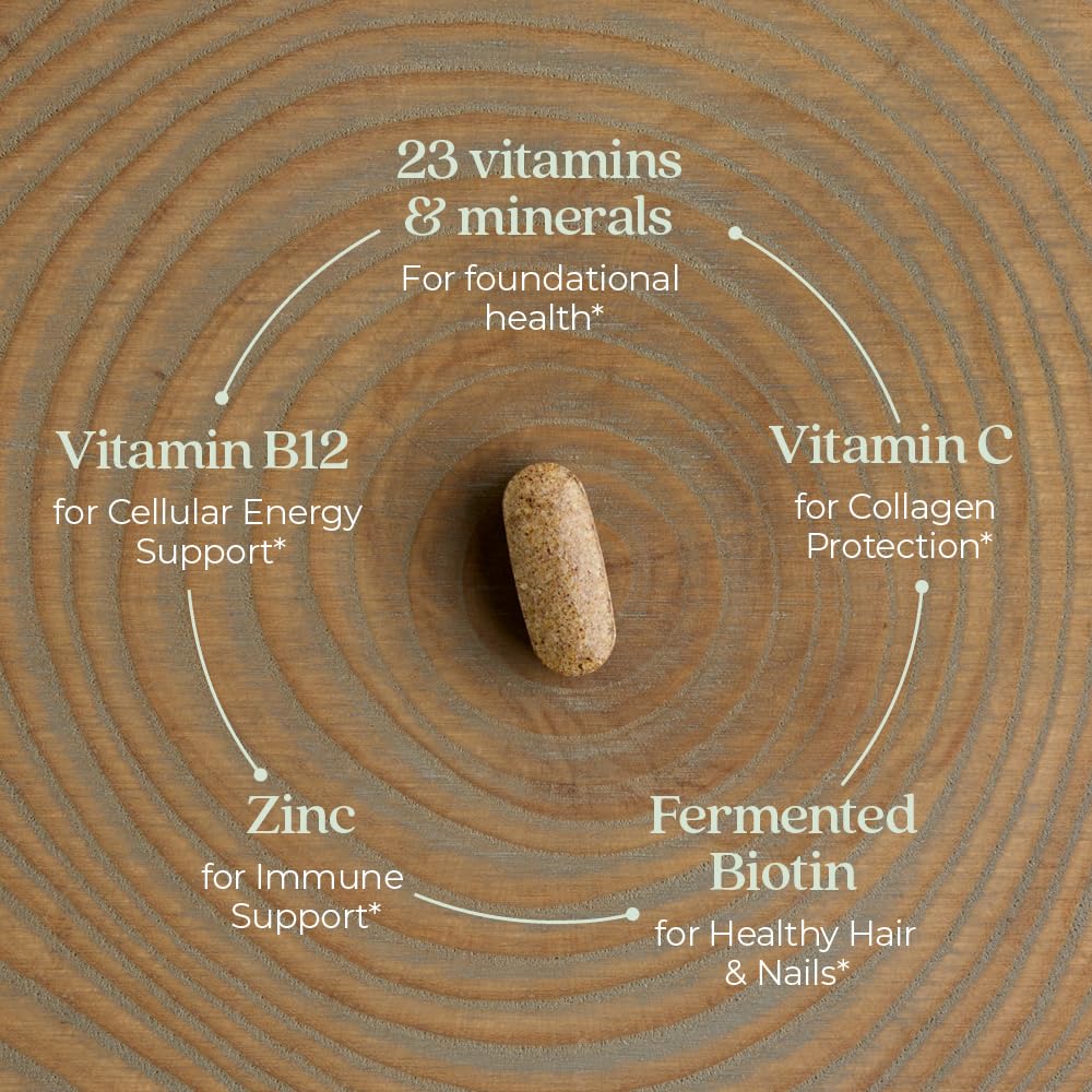 New Chapter Women’s One Daily Multivitamin – Gentle, Fermented Nutrition for Immune Support & Hair Health