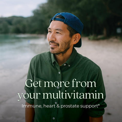 New Chapter Men’s Multivitamin 40+ – One Daily Fermented Nutrients for Immune & Energy Support | Gluten-Free