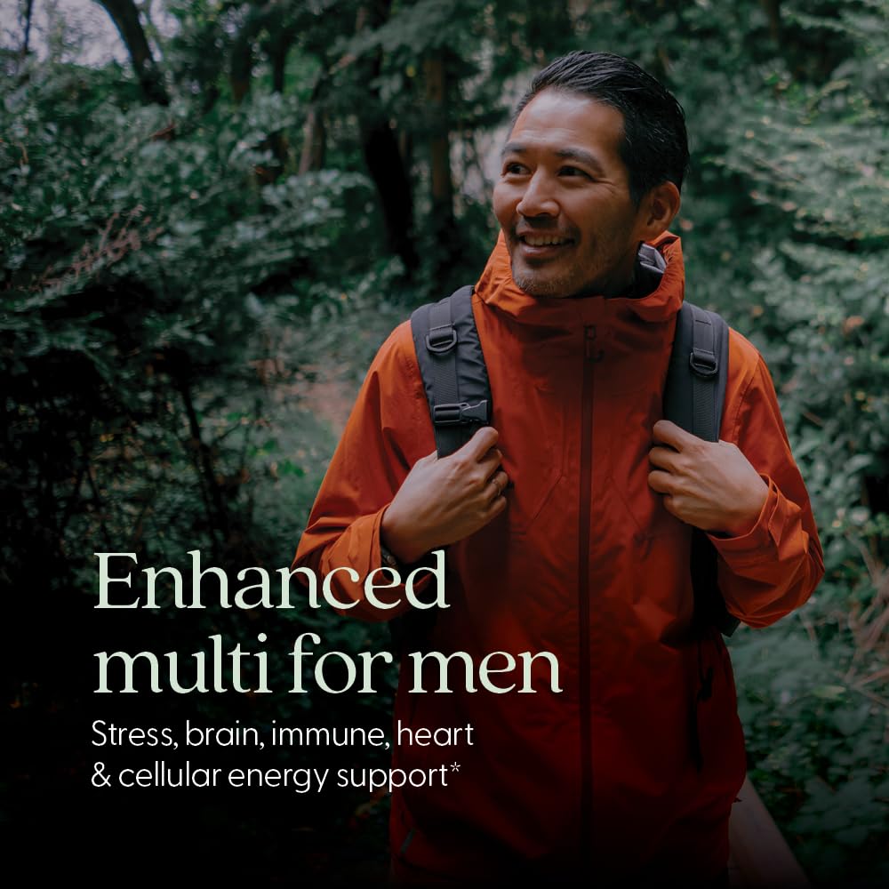 New Chapter Men's Multivitamin Advanced Formula – Stress, Immune & Energy Support (120 ct)
