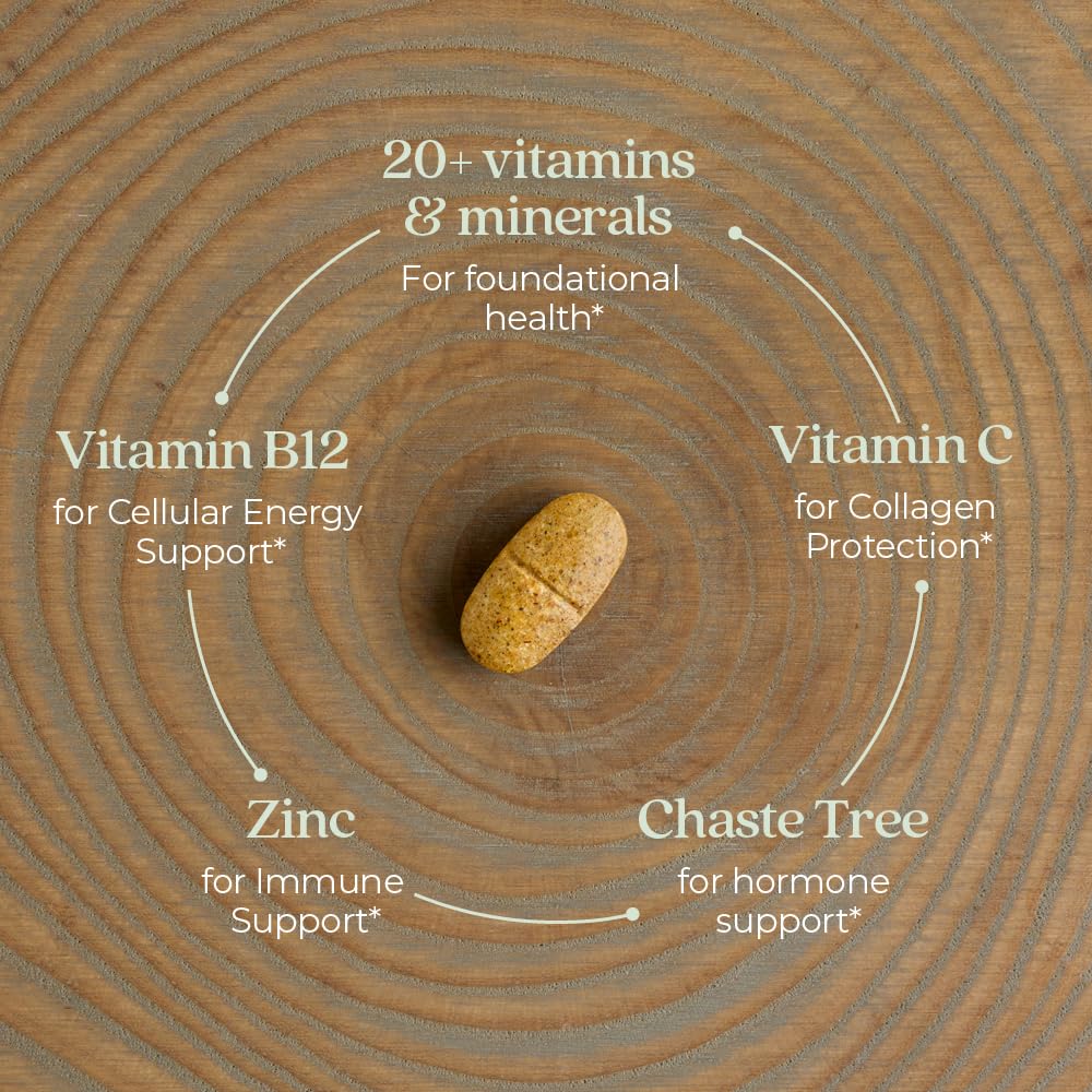 New Chapter Women’s 40+ Multivitamin – One Daily, Fermented Nutrients, Gentle on Empty Stomach