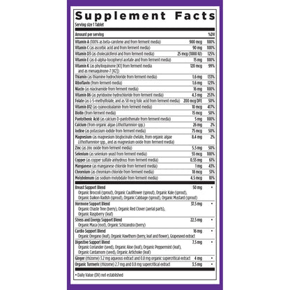 New Chapter Women's Multivitamin 40+ | One Daily, Fermented Vitamins, Gentle on Empty Stomach