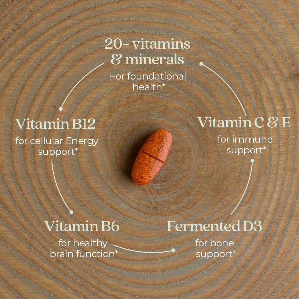 New Chapter Women's 55+ One Daily Multivitamin with Astaxanthin | Immune, Heart & Bone Support