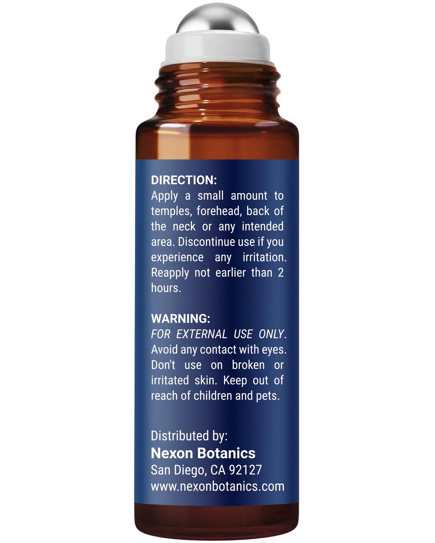 Muscle Relief Essential Oil Roll-On 10 ml by Nexon Botanics – Pure & Natural Prediluted Blend