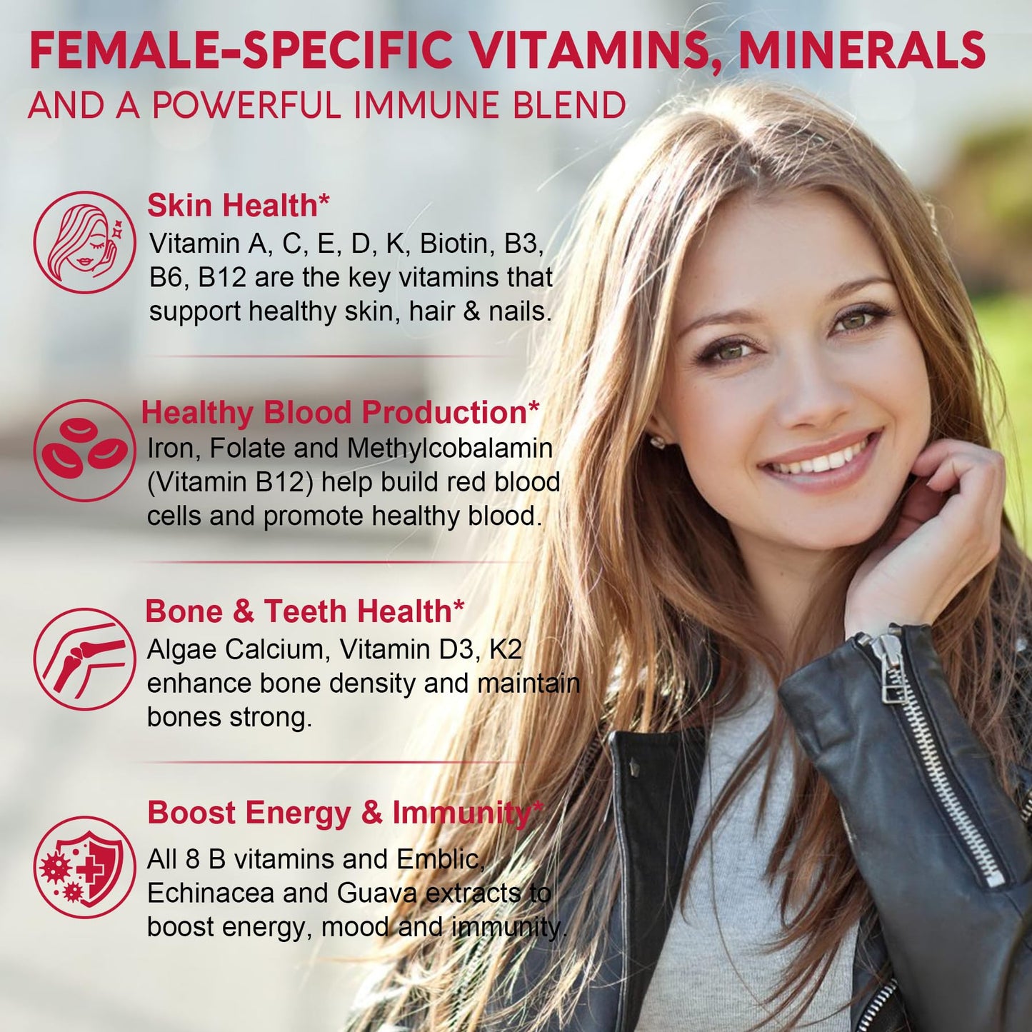 Nextdia Sugar-Free Methylated Multivitamin Gummies for Women – 2-Pack | Vegan Calcium D3 K2, Iron, Folate & B Complex