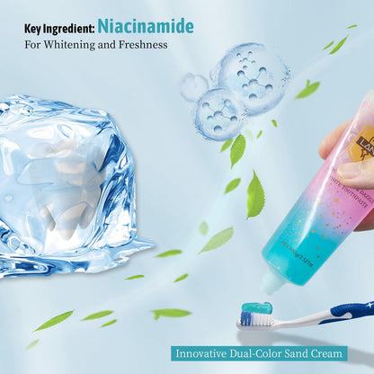 Niacinamide Whitening Toothpaste for Sensitive Teeth – Enamel Protection & Fresh Breath | 3.52 oz