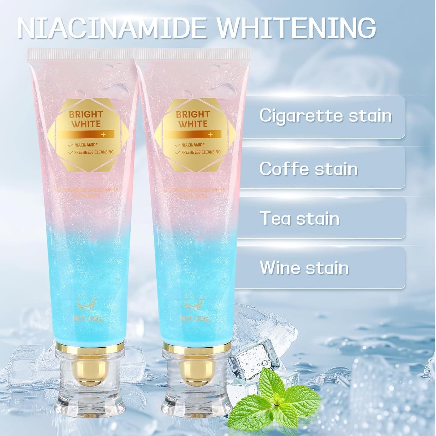 Niacinamide Whitening Toothpaste – Enamel Protection & Fresh Breath