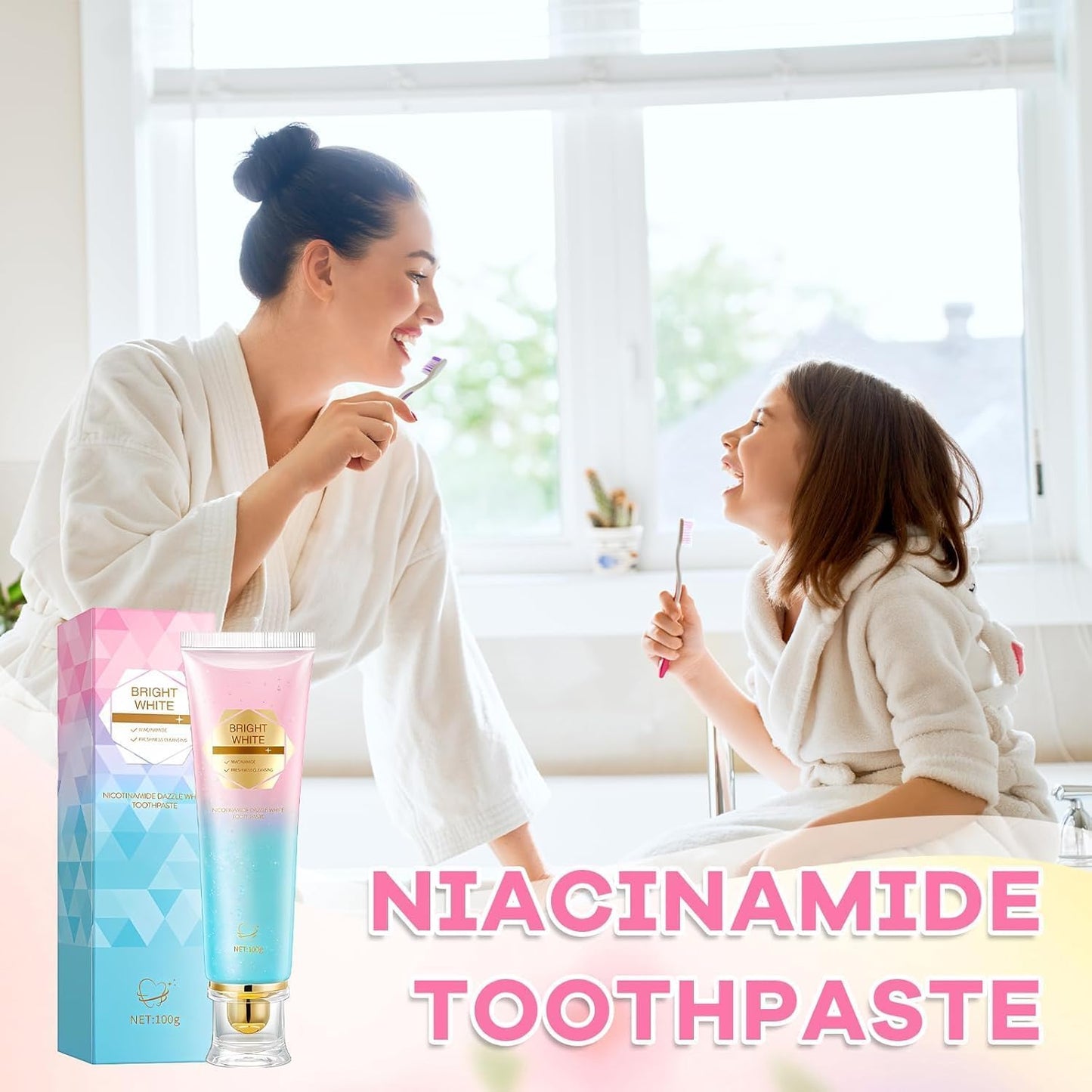 Niacinamide Whitening Toothpaste – Enamel Protection & Fresh Breath