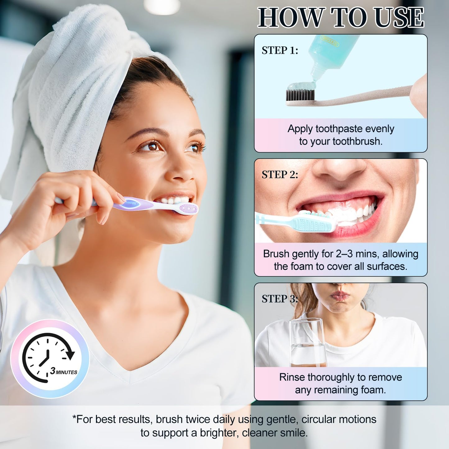 Niacinamide Whitening Toothpaste – 3.8 oz | Fresh Breath & Stain Removal